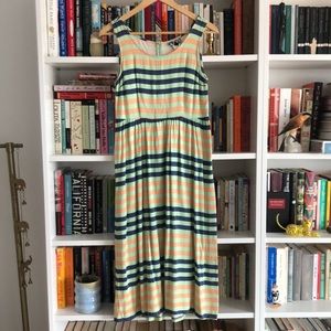 Striped Anthropologie Midi Dress